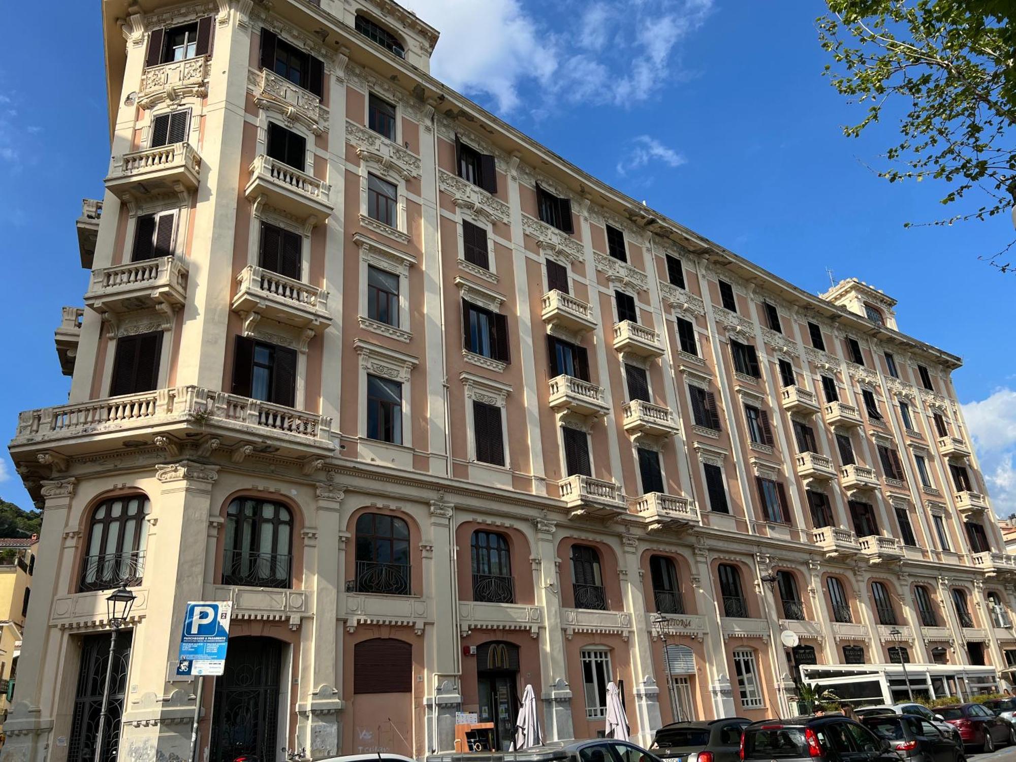 Blue Sea View Apartment Salerno Exterior foto